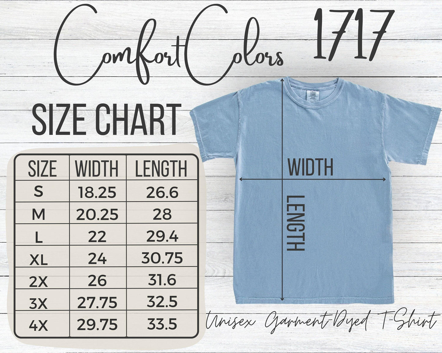 Floral NANA T-shirt on Comfort Colors Bay