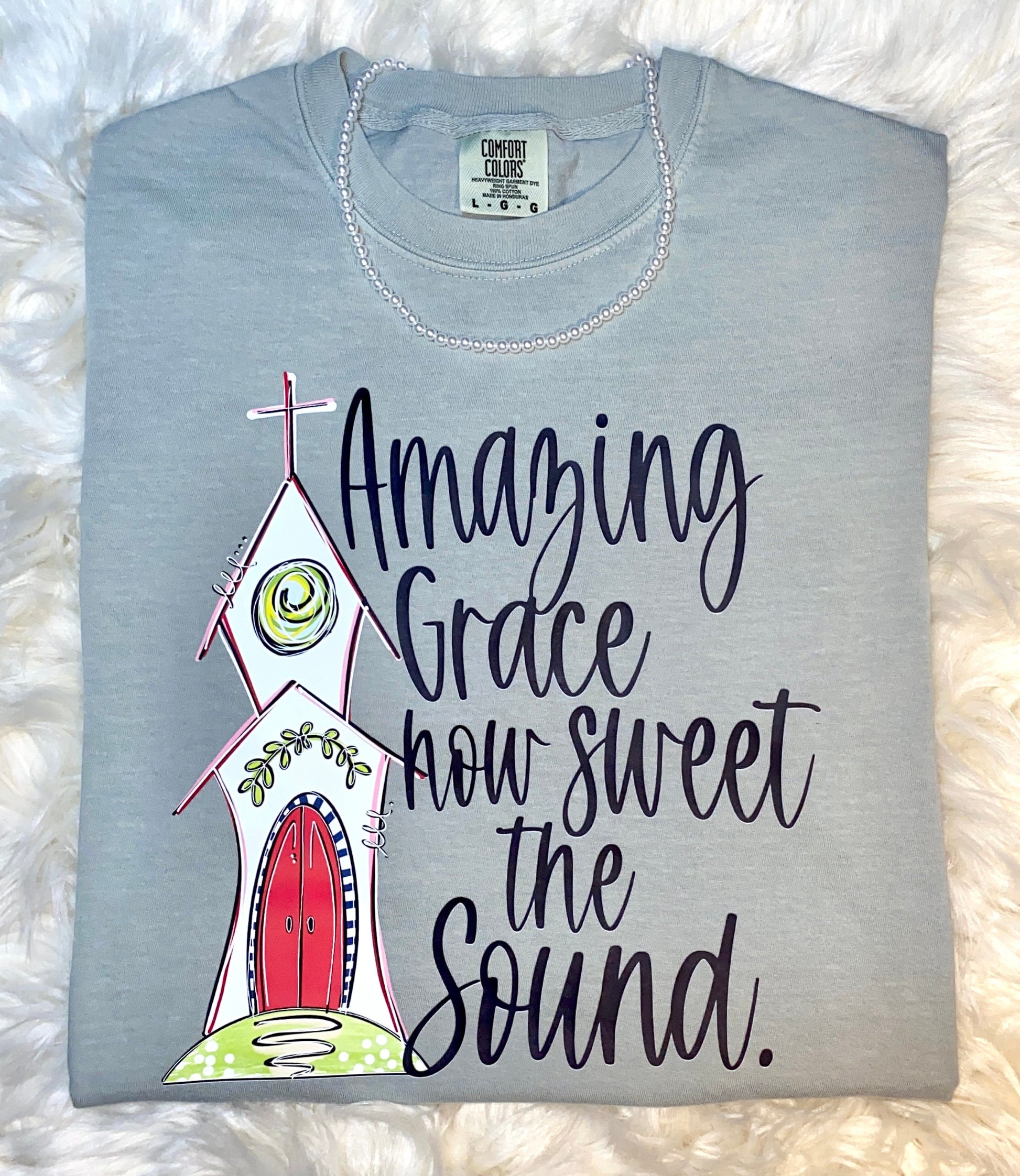 Grace Christian T-Shirt, Comfort Colors Garment-Dyed Tee