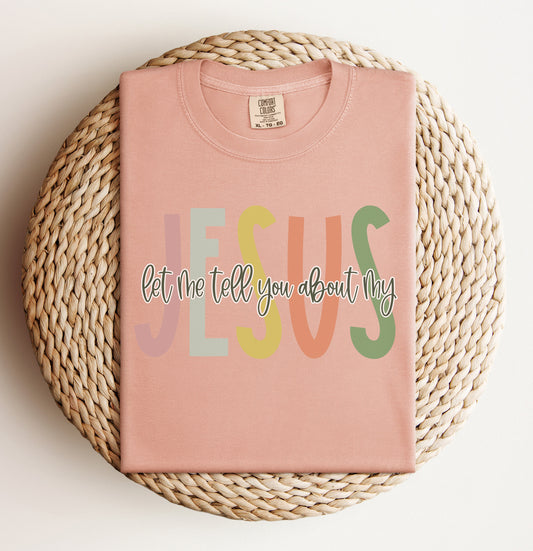Comfort Colors Jesus Graphic T-shirt, Religious Faith Tee