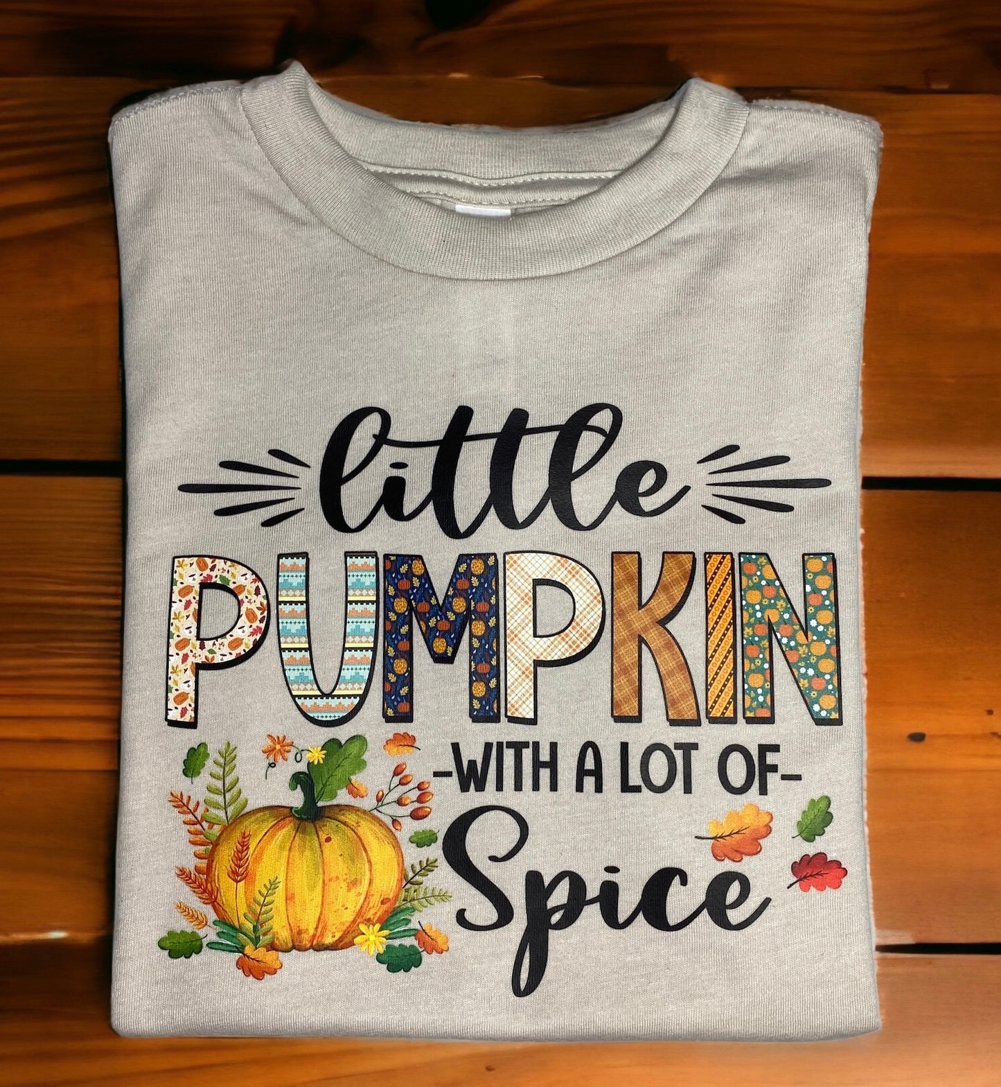 Pumpkin with Spice Tshirt, Fall Shirt for Kids, Cute Fall Shirt, Kid's Pumpkin Shirt