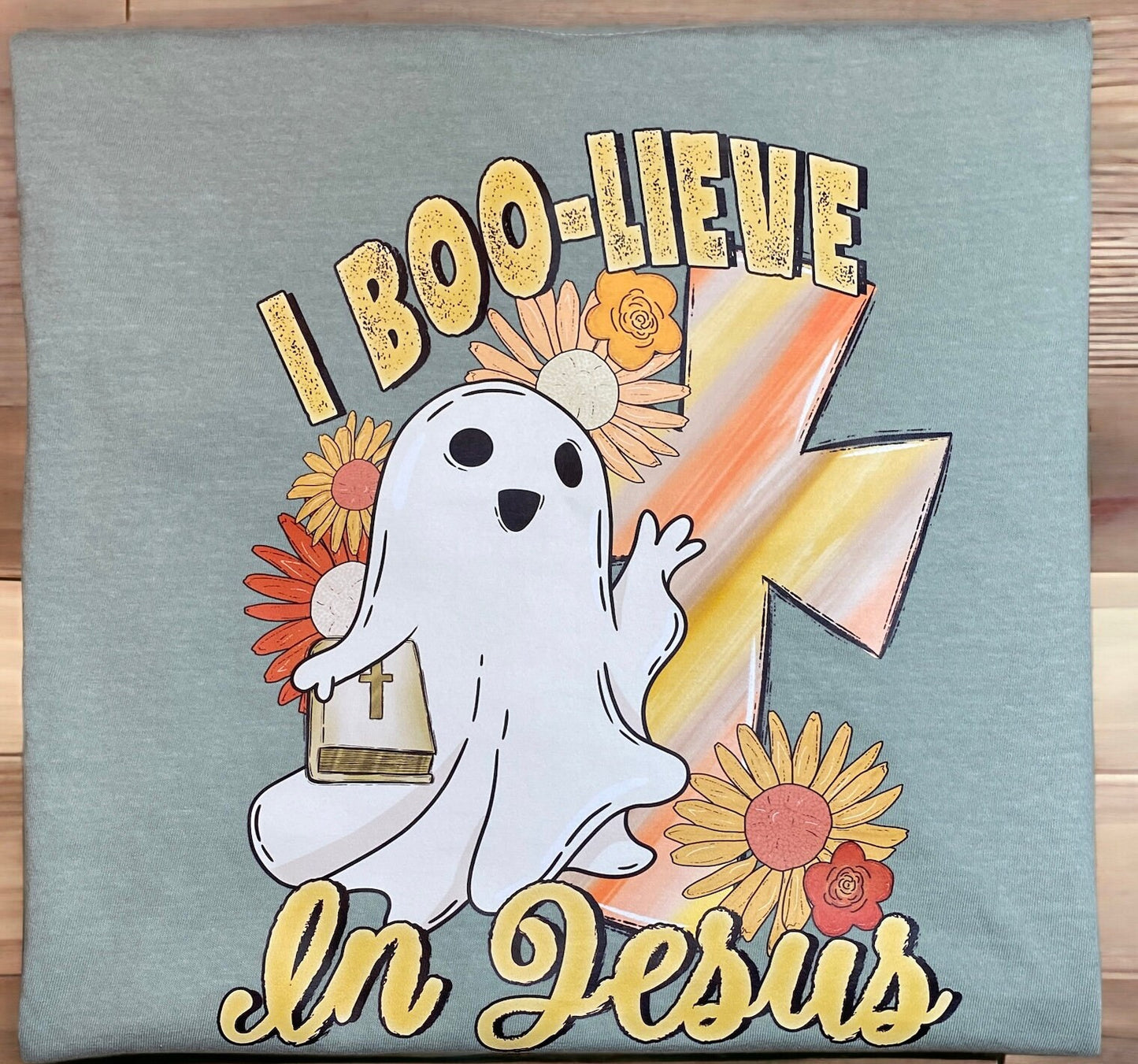 Comfort Colors, Women's Tshirt, Christian, Jesus, Halloween, Ghost