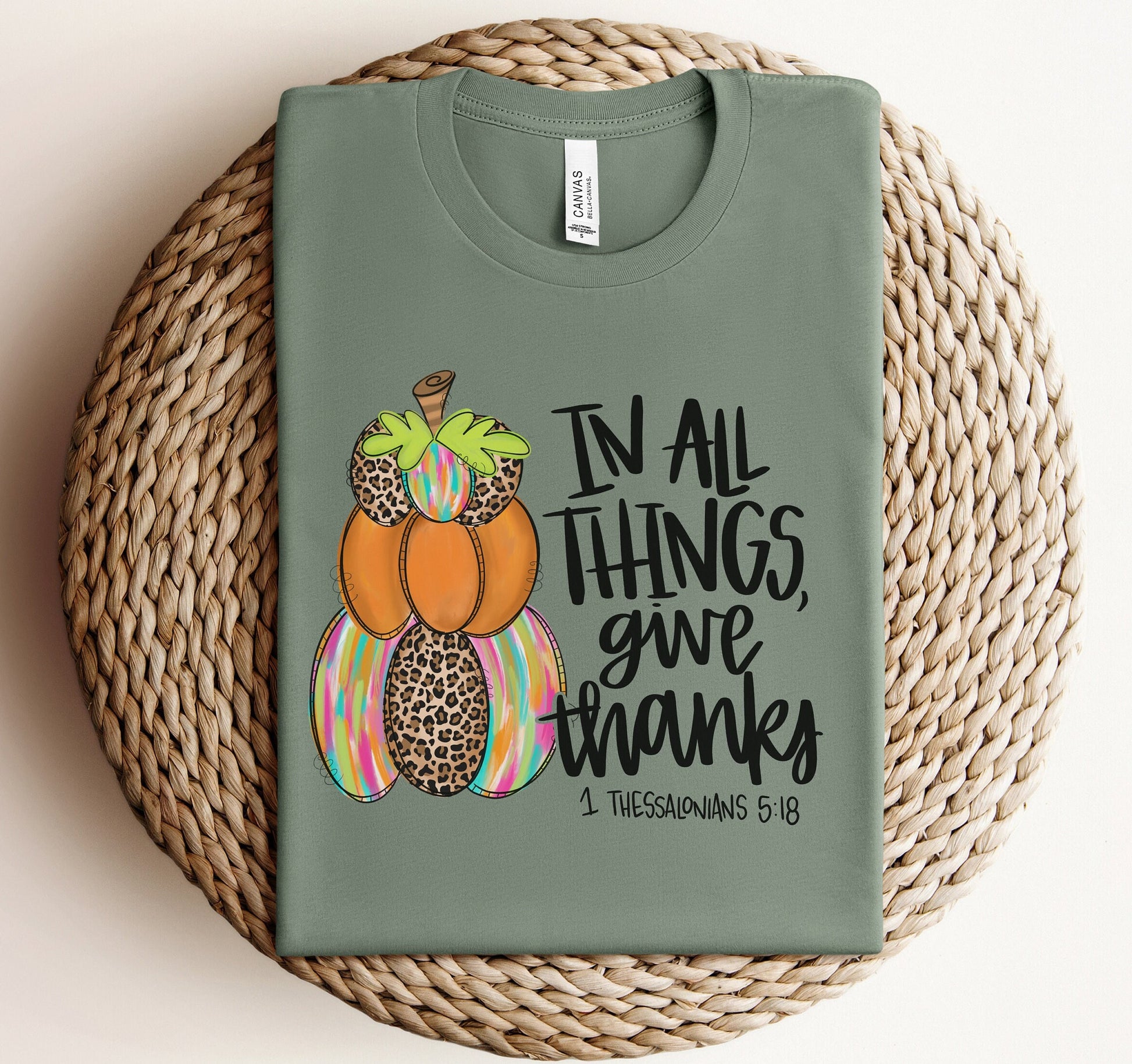 Women's Tshirt, Fall Design, Christian Fall, Thanksgiving, Holidays, Bella Canvas