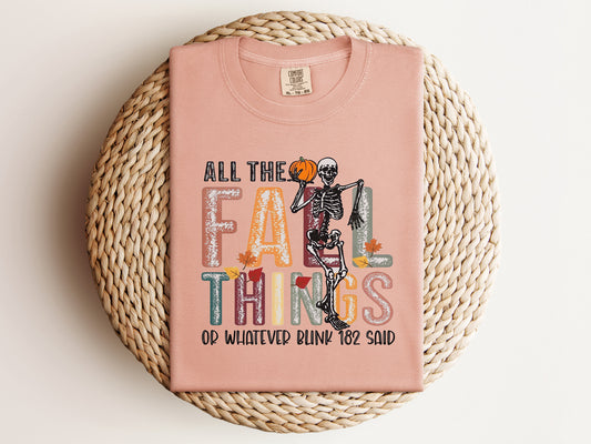 All The FALL Things Blink 182 Shirt, Women's T-shirt