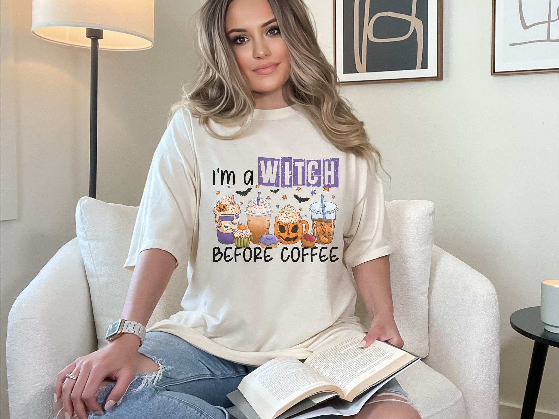 Witch Before Coffee, Coffee Halloween Shirt